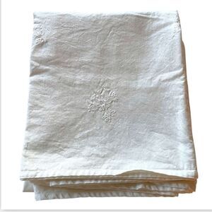 IKEA Embroidered Cotton Tablecloth